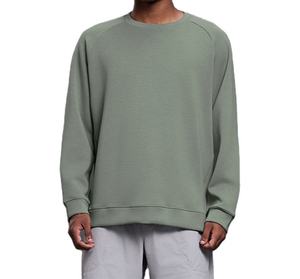 Sudadera de Hombre con Cuello Redondo Personalizada, Nueva Colección Primavera 2026, Mangas Largas, Tela de Felpa, Impresión de Logotipo Personalizado, Alta Calidad para Deporte y Running - Product Image 1