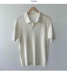 Chemises pour hommes OEM en gros, personnalisées, en tricot uni, avec impression numérique, design vierge, style anglais, séchage rapide - Product Image 6