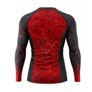 New Arrival Compression Rash Guard for Men Long Sleeve Quick Dry Performance Shirt for Swim Surf Gym Workout - Product Image 3