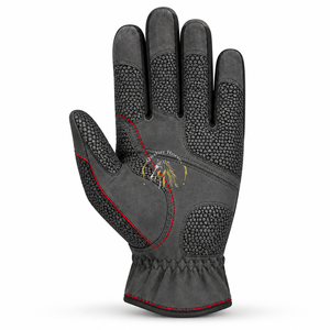 Gants d'équitation confortables avec panneaux flexibles, fermetures sécurisées au poignet et paumes durables pour les cavaliers amateurs. - Product Image 5