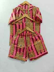 Pijamas de Mujer de Algodón 100% Orgánico, Elegantes, de Manga Larga, con Estampado Floral, Ropa de Dormir Informal y Cómoda para el Hogar - Product Image 3