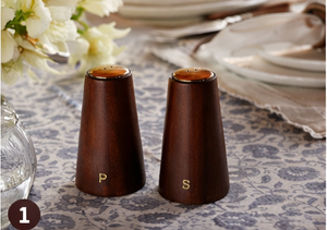 ชุดเครื่องปรุงรสเกลือและพริกไทยไม้หรูหราทันสมัยสำหรับครัว โต๊ะอาหาร บ้าน โรงแรม ร้านอาหาร - Product Image 5