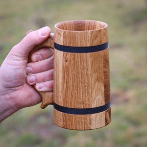 Mug à café en bois durable d'Inde, qualité supérieure, produit d'exportation, proposé au prix le plus bas, mug en bois poli - Product Image 3