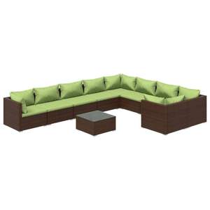 Set Lounge da Giardino Marrone e Verde - Product Image 2