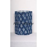 Poubelle hexagonale pliable en carton de coton tendance, design élégant, ouverture supérieure, taille personnalisée, pour bureau, école, rue