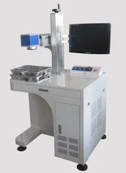 เครื่องเลเซอร์ไฟเบอร์สำหรับทำเครื่องหมายแบบตั้งโต๊ะ หัว Raycus ระบายความร้อนด้วยอากาศ 220V ความแม่นยำสูง ทำงานแบบพัลส์ ใหม่ อัตโนมัติ รองรับไฟล์ DXF แบบสแตนด์อโลน - Product Image 3