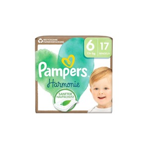 Pañales Pampers Harmonie, Pañales Suaves para Piel Sensible con Ingredientes Naturales y Sistema de Alta Absorbencia - Product Image 6