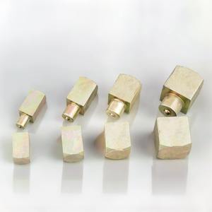 Bisagras de barril contemporáneas de acero pulido cuadradas con ángulo de apertura de 180 grados, ajustables, de fácil instalación, herrajes - Product Image 2
