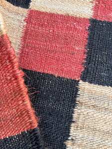 Tapis de couloir personnalisables, confortables, en chanvre naturel tissé à la main, à carreaux, géométriques modernes, écologiques - Product Image 5