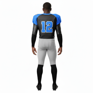 Conjunto de Uniforme de Fútbol Americano Más Vendido, Diseño Personalizado Unisex con Nombre y Número, Ropa Deportiva, Uniformes de Fútbol de Secado Rápido 100% - Product Image 4