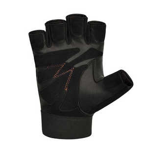 Gants de fitness en cuir mi-doigts pour hommes et femmes, antidérapants, pour la musculation et le cyclisme, unisexes - Product Image 2