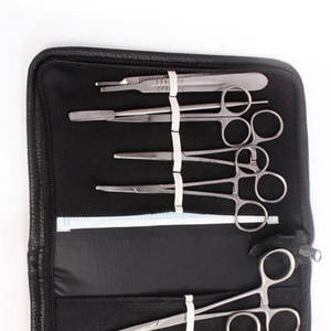 Best Stainless Steel Surgical <b>Instruments</b> Comprehensive Basic Minor Surgery Suture Set Kit CE ISO Approved By Grip Surgical - Product Image 5