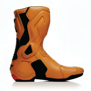 Bottes de moto en cuir imprimées grande taille, style sport, respirantes, imperméables et coupe-vent, les plus vendues - Product Image 1