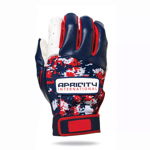 Wholesale Adult Baseball Softball Gloves Original Leather Custom Printed Design Durable Lightweight <b>Hook</b> and Loop Closure Sizes - Product Image 3