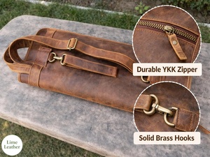 Premium Genuine Leather Fringe Handbag for Women – Vintage Boho Style Shoulder <b>Bag</b> with Tassels & <b>Studded</b> Detail - Product Image 3