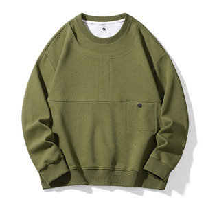 Sudaderas de Talla Grande para Hombre, Diseño Personalizado, Tejido de Punto Ecológico, Sudadera de Manga Larga para Primavera - Product Image 2