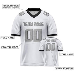 Jersey de Fútbol Americano Personalizado, Impresión Digital en Colores Ilimitados, Uniforme de Equipo de Fútbol Americano - Product Image 3