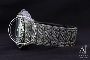 Reloj de Cuarzo con Esfera Cuadrada, Correa de Acero Inoxidable con Moissanita, Números Romanos, Analógico, de Lujo y Moda - Product Image 5