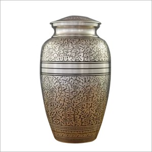 Nouvelle Urne Funéraire Moderne en Aluminium pour Cendres, Vase de Sol de Luxe, Tendance Indienne - Product Image 5