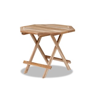 Mesa de Comedor de Madera de Teca Sólida Hecha a Mano con Diseño de Base Cruzada Único para Restaurante, Cafetería y Espacio de Comedor en el Hogar - Product Image 6