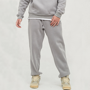 Wholesale Customized Logo Breathable Oversize Loose Fit Elastic Waist Joggers Outfit Two Pieces Hoodie Tracksuit <b>for</b> Men - Product Image 3