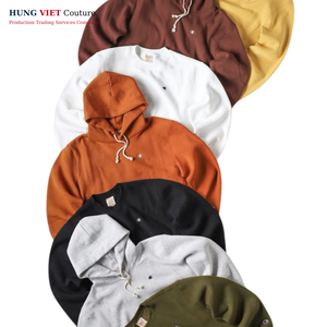 OEM personalizado Unisex grueso pulóver sudaderas en blanco hombres ropa deportiva sudaderas Casual sólido patrón al aire libre Streetwear - Product Image 5