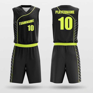 Pakistan Made Customizable Basketball Uniform Set Breathable Team Shirt and Sublimation <b>Shorts</b> - Product Image 1