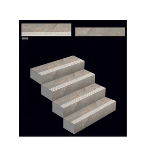 Azulejos escalonados de porcelana gris de calidad superior al por mayor 200*1200mm y 300*1200mm diseño moderno y clásico de moda del fabricante - Product Image 3