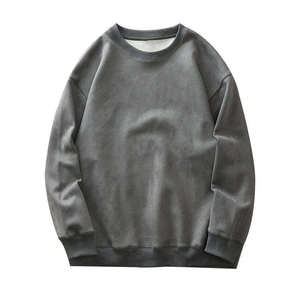 Sweat-shirt décontracté ample en molleton 100 % coton de haute qualité pour homme, anti-boulochage, épais, collection printemps, vente en gros - Product Image 5