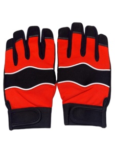 Bulk Quantity Non-Slip Synthetic Leather Work Safety <b>Gloves</b> Custom Best Quality Mechanic <b>Gloves</b> for Sale High Quality - Product Image 6