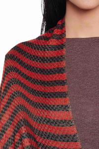 Top Quality Wholesale Women <b>Shawl</b> Striped Pattern Design Printing Pashmina <b>Shawls</b> Custom Logo Fashion Ethnic <b>Knitted</b> Women <b>Shawl</b> - Product Image 5