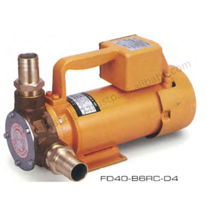 Bomba de impulsor flexible autocebante NIKKISO EIKOFLEX Serie FD DC 24V de bronce marino para transferencia de combustible de achique - Product Image 3