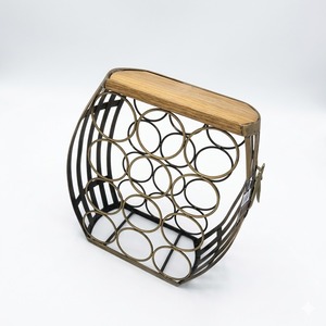 Estante para vinos hexagonal de aluminio de la mejor calidad, diseño único, soporte independiente para exhibir en el hogar, bar o cocina, al mejor precio. - Product Image 6