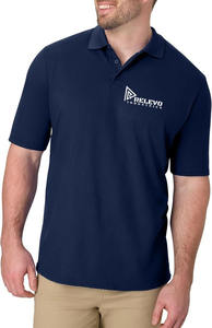 Polo à manches courtes pour homme, performance, 100% coton, toile, golf, anti-rides, séchage rapide, respirant - Product Image 5