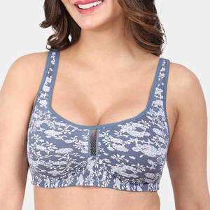 High Support Plus Size Women's Yoga Sports Bra Front Logo Breathable Adjustable <b>Cross</b> Back Gym Wear Wholesale Gym Clothing - Product Image 2