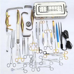 Hot Selling Tebbetts Stainless Steel 38Pcs Breast Surgery <b>Instrument</b> Set Premium CE Certified <b>Surgical</b> Breast Surgery Tools Set - Product Image 1