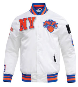 Vestes en tricot brodées personnalisées en satin blanc pour adultes unisexes, vestes de varsity personnalisées, vestes décontractées pour hommes, hiver - Product Image 1