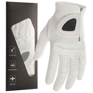 Reasonable Price Custom Made Sports Golf Gloves High Quality Breathable Comfortable Hand Grip Non-Slip Sheepskin <b>Men</b> Golf - Product Image 1