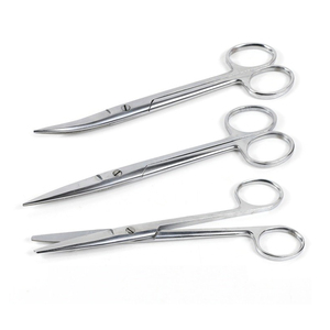 Ciseaux chirurgicaux manuels Harrington en acier inoxydable, droits, à bout arrondi, pour infirmières, obstétrique-gynécologie, pour la suppression/débridage des points de suture, personnalisables - Product Image 5