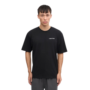 เสื้อยืดคอกลมแขนสั้นผู้ชาย ไซส์เล็ก ลายตัวอักษรด้านซ้าย ทรงตรง ผ้าเจอร์ซีย์ รับผลิตตามแบบ OEM ขายส่งเสื้อผ้าส่งออก - Product Image 4