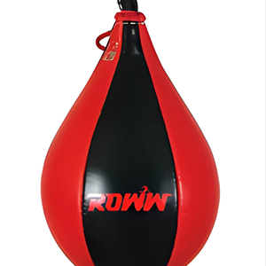 Ballon de vitesse professionnel en cuir de buffle cousu main avec vessie remplaçable pour l'entraînement de boxe en salle - Product Image 1