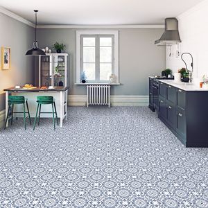 20 Piezas de Baldosas Autoadhesivas de PVC para Piso, 7.9 x 7.9 Pulgadas, Impermeables, Antideslizantes, Láminas para Piso Laminado - Product Image 1