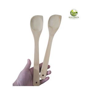 Ensemble d'ustensiles de cuisine en bambou 12 pièces, ustensiles de cuisine durables avec bols et cuillères de service - Product Image 3