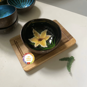 ชามเปลือกมะพร้าวเวียดนาม งานฝีมือจากวัสดุธรรมชาติ สำหรับเสิร์ฟอาหารในครัว สมูทตี้ ผลไม้ สลัด ภาชนะบนโต๊ะอาหารสไตล์เรียบง่าย - Product Image 6