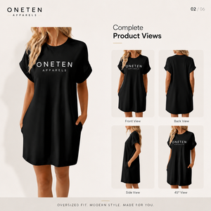 Camiseta de Verano Extra Grande con Logotipo Personalizado Estampado en la Parte Delantera, 100% Algodón, Manga Corta, Cuello Redondo, Bolsillos Laterales, Fabricante OEM - Product Image 2