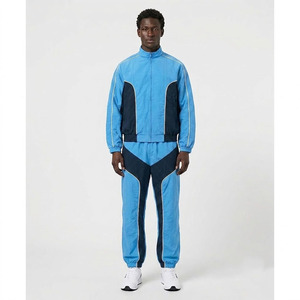Kids Windbreaker Track Suit Set 2 Piece, <b>Zip</b> <b>Up</b> <b>Jacket</b> & Elastic Waist Long Pants, Boys Girls Outdoor Sportwear - Product Image 3