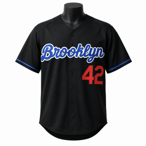 Fabricante de Uniformes de Béisbol OEM ODM, Jersey Deportivo con Botones y Logotipo Personalizado - Product Image 1