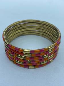 High Demand Fashion Resin Brass Bangles Women Luxury Statement <b>Bracelet</b> Wholesale Custom Jewelry Manufacture Ethnic Party - Product Image 2