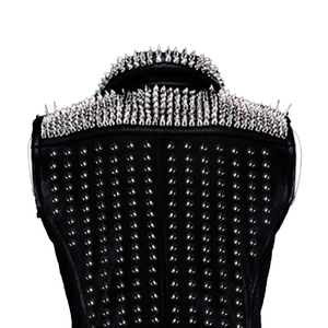 Chalecos Clásicos de Cuero Genuino para Hombre, 100% Piel de Vacuno, Chaqueta sin Mangas para Motociclistas, Corte Ajustado, Casual, Impermeable, Primavera - Product Image 5