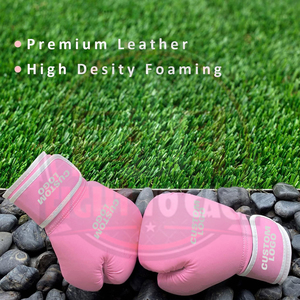 Guantes de Boxeo de Artes Marciales para Niños, 16 oz, de Piel Sintética PU, Hechos a Mano, Duraderos, Color Rosa y Blanco, OEM ODM, Buena Venta, Novedad 2026 - Product Image 5